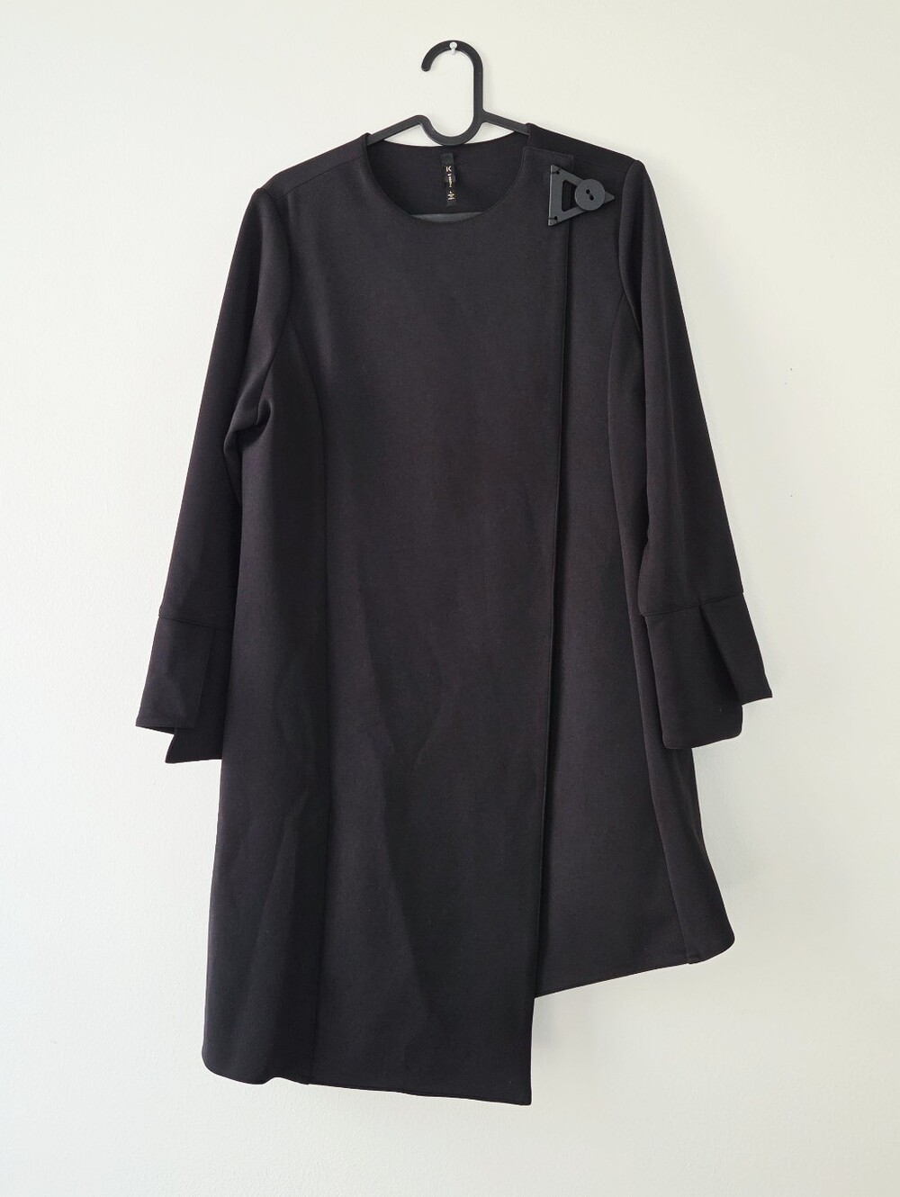 Ic By CONNIE K Artsy Lagenlook Layering Asymmetric Jacket Topper Size Large